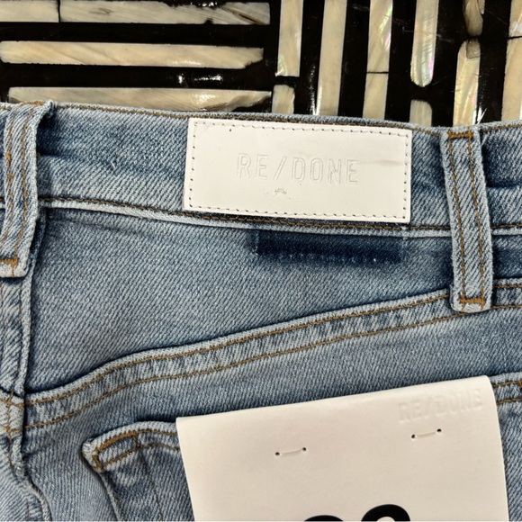 NWT. RE/DONE Originals High Rise Ankle Crop Stretch in Mid 90s Wash. Size 26 - Picture 8 of 11